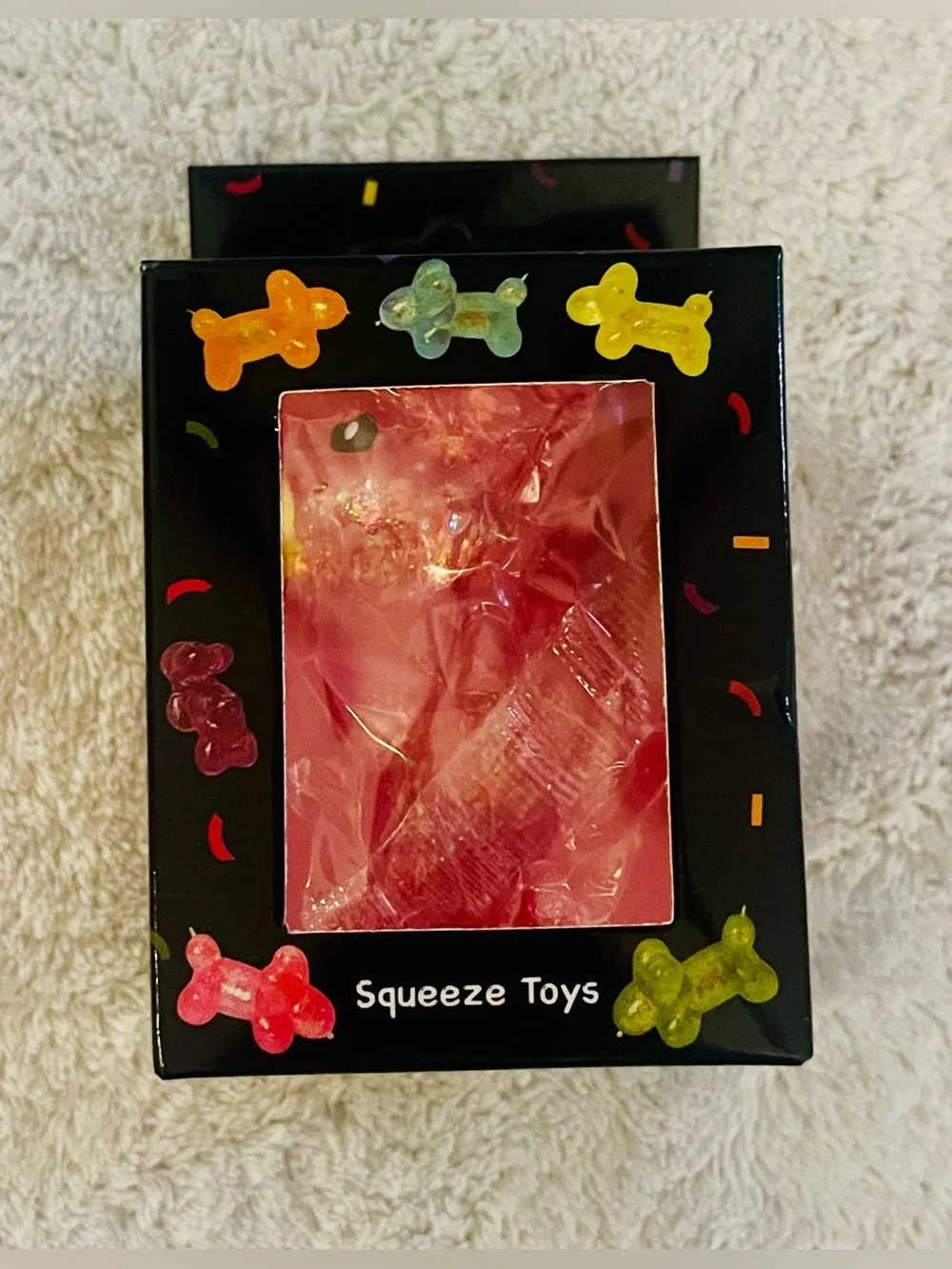 Bright Pink Highland Cow Squeeze Toy - Kids Stress Relief Toy